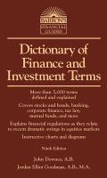 Dictionary of Finance & Investment Terms