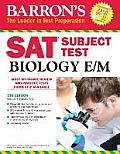 Barrons SAT Subject Test Biology E M 5th Edition