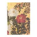 Paperblanks Natsu Rinpa Florals Hardcover Journal MIDI Unlined Wrap 144 Pg 120 GSM