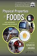 Physical Properties of Foods: Novel Measurement Techniques and Applications