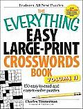 Everything Easy Large Print Crosswords Book Volume 2