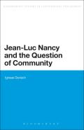 Jean-Luc Nancy and the Question of Community. Ignaas Devisch