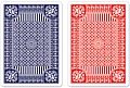 Blue and Red Premium Playing Cards, Two Standard Decks