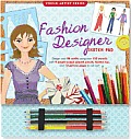 Fashion Designer Sketch Pad [With 4 Colored Pencils]