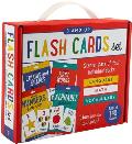 Flash Cards Set Alphabet Colors & Shapes First Words & Numbers Four Pack Set
