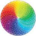 Color Wheel 1000 Piece Round Jigsaw Puzzle