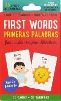 Bilingual First Words Flash Cards English Spanish