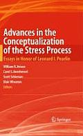 Advances in the Conceptualization of the Stress Process: Essays in Honor of Leonard I. Pearlin