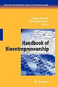 Handbook of Bioentrepreneurship