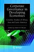 Corporate Governance in Developing Economies: Country Studies of Africa, Asia and Latin America