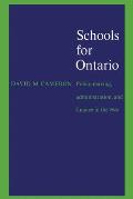 Schools for Ontario: Policy-Making, Administration, and Finance in the 1960s