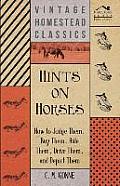 Hints On Horses