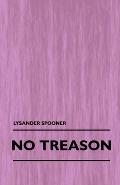 No Treason (Volume 1)