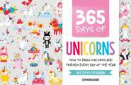 365 Days of Unicorns How to Draw Unicorns & Friends Every Day of the Year