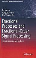 Fractional Processes and Fractional-Order Signal Processing: Techniques and Applications