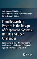 From Research to Practice in the Design of Cooperative Systems: Results and Open Challenges: Proceedings of the 10th International Conference on the D