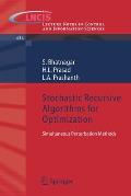 Stochastic Recursive Algorithms for Optimization: Simultaneous Perturbation Methods
