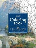 Posh Adult Coloring Book Thomas Kinkade Designs for Inspiration & Relaxation