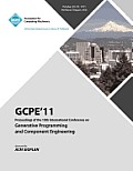 Gpce 11 Proceedings on the Tenth International Conference on Generative Programming and Component Engineering
