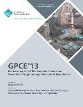 Gpce 13 the Proceedings of the 12th International Conference on Generative Programming: Concepts and Experiences