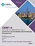 Cikm 14, ACM International Conference on Information and Knowledge Management V1