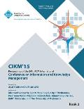 Cikm 15 Conference on Information and Knowledge Management Vol2