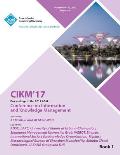 Cikm '17: ACM Conference on Information and Knowledge Management - Vol 1