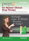 Prepu For Abrams Clinical Drug Therapy Access Card