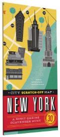 City Scratch-Off Map: New York: A Sight-Seeing Scavenger Hunt