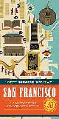 City Scratch Off Map San Francisco A Sightseeing Scavenger Hunt