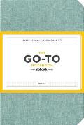 Go To Notebook Sage Blue Dotted