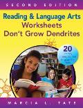 Reading and Language Arts Worksheets Don′t Grow Dendrites: 20 Literacy Strategies That Engage the Brain