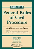Federal Rules of Civil Procedure with Resources for Study 2012-2013
