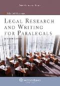 Legal Research & Writing For Paralegals Seventh Edition