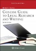Concise Guide To Legal Research & Writing