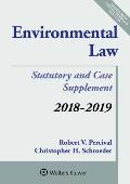 Environmental Law 2018 2019 Case & Statutory Supplement