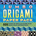 Jumbo Origami Paper Pack 600 Pages of Origami Paper Plus Basic Fold Instructions