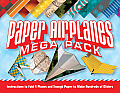 Paper Airplanes Mega Pack Instructions to Fold 4 Planes & Enough Paper to Make Hundreds of Gliders