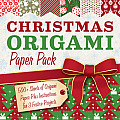 Christmas Origami Paper Pack 500+ Sheets of Origami Paper Plus Instructions for 3 Festive Projects