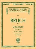 Concerto in G Minor, Op. 26: Schirmer Library of Classics Volume 217