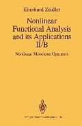 Nonlinear Functional Analysis and Its Applications: II/B: Nonlinear Monotone Operators