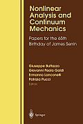 Nonlinear Analysis and Continuum Mechanics: Papers for the 65th Birthday of James Serrin