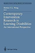 Contemporary Intervention Research in Learning Disabilities: An International Perspective