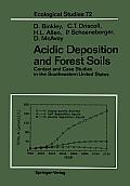 Acidic Deposition and Forest Soils: Context and Case Studies of the Southeastern United States