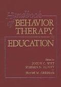 Handbook of Behavior Therapy in Education