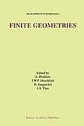 Finite Geometries: Proceedings of the Fourth Isle of Thorns Conference