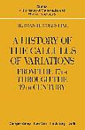 A History of the Calculus of Variations from the 17th Through the 19th Century