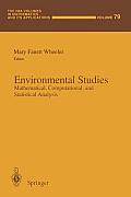 Environmental Studies: Mathematical, Computational, and Statistical Analysis