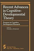 Recent Advances in Cognitive-Developmental Theory: Progress in Cognitive Development Research