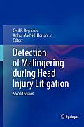 Detection of Malingering During Head Injury Litigation Second Edition